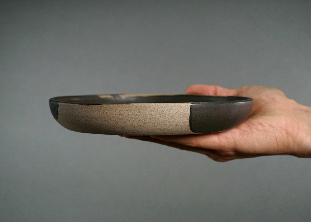 The Dinnerware Set - Gray/Black | Plow & Hearth