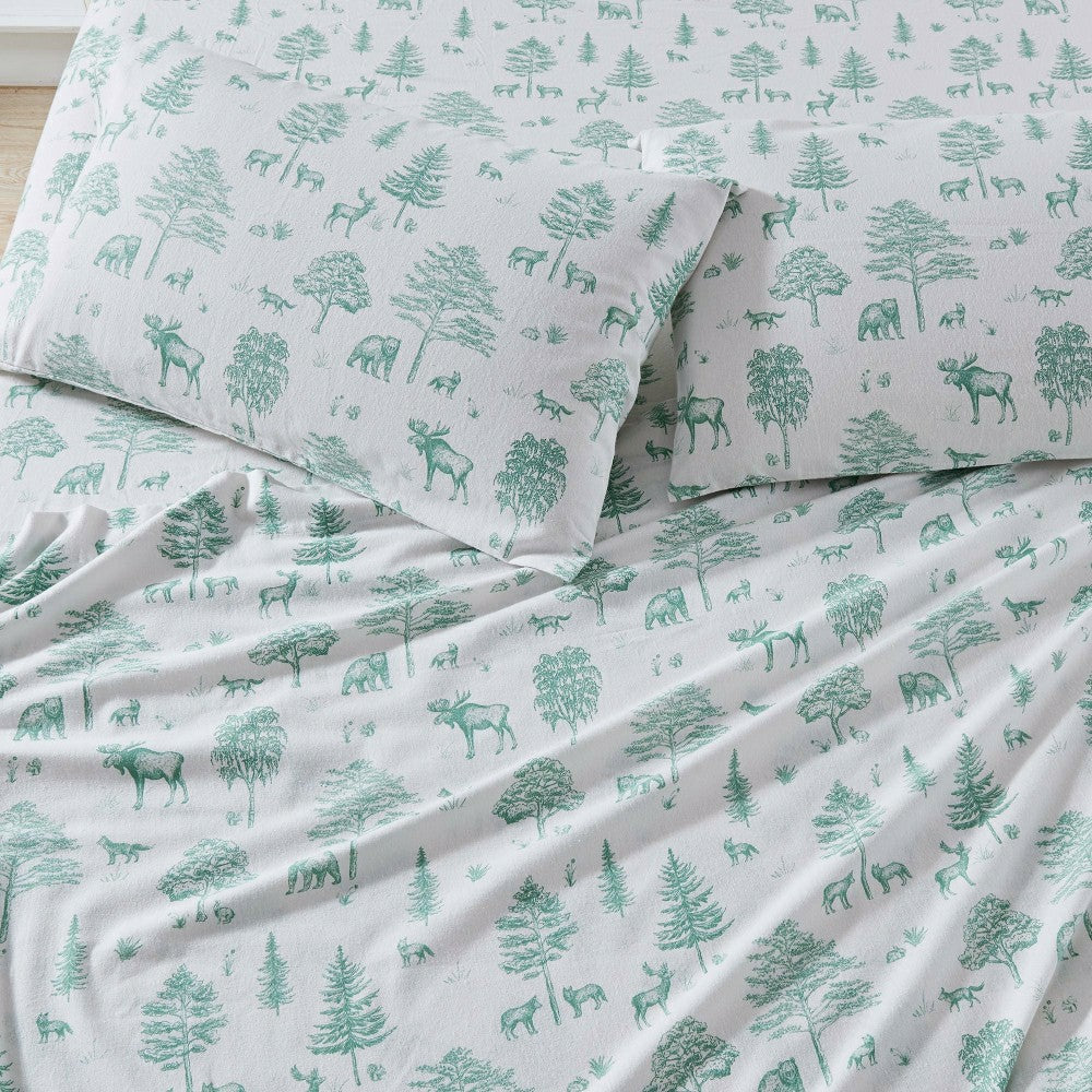 4-Piece Turkish Cotton Flannel Sheet - Stratton Collection | Plow & Hearth