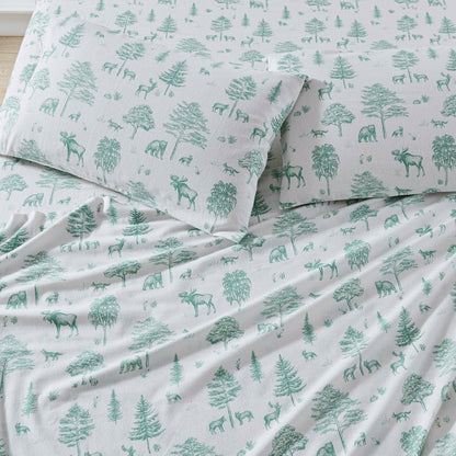 4-Piece Turkish Cotton Flannel Sheet - Stratton Collection | Plow & Hearth