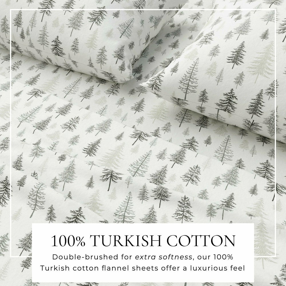 4-Piece Turkish Cotton Flannel Sheet - Stratton Collection | Plow & Hearth