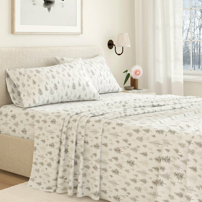 4-Piece Turkish Cotton Flannel Sheet - Stratton Collection | Plow & Hearth