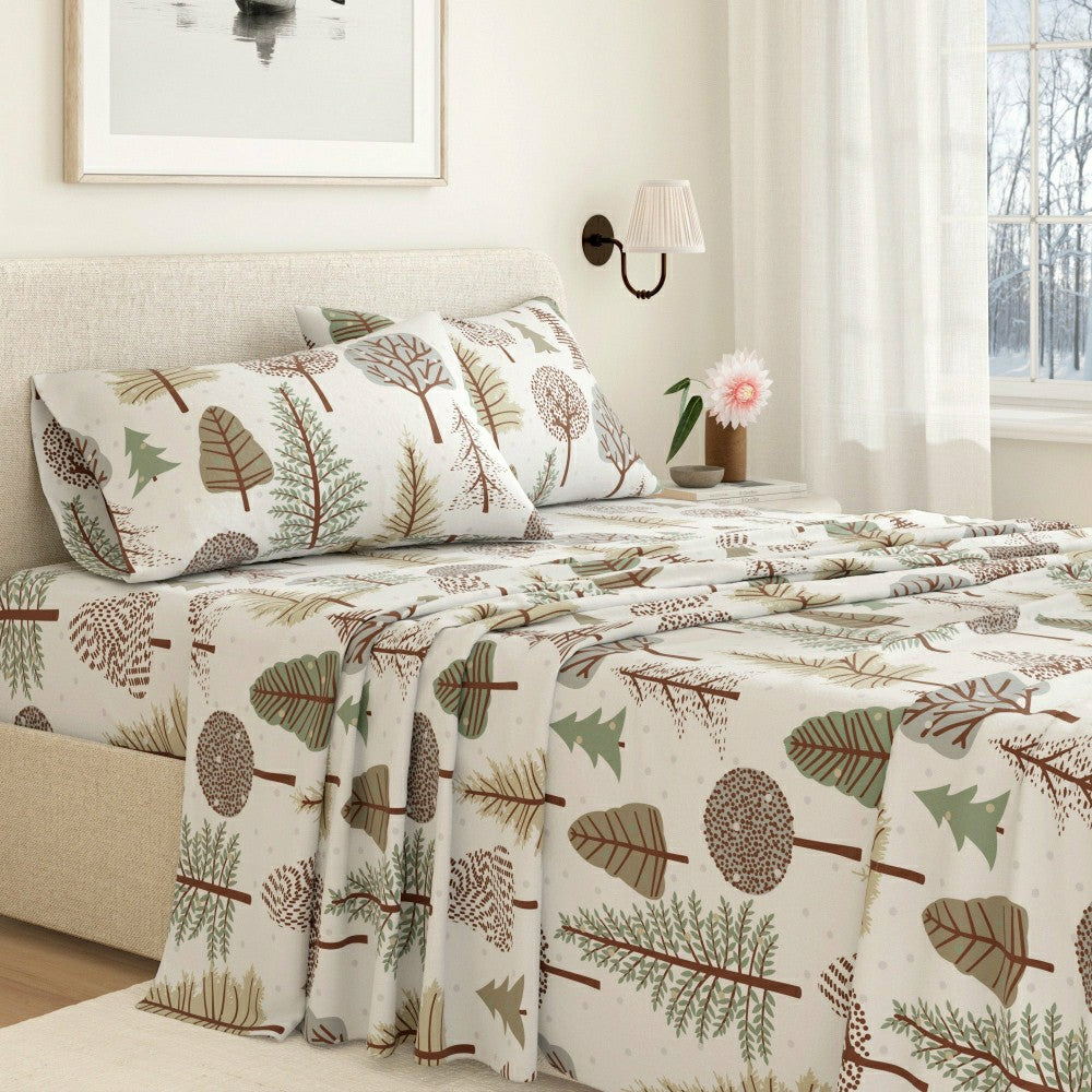 4-Piece Turkish Cotton Flannel Sheet - Stratton Collection | Plow & Hearth
