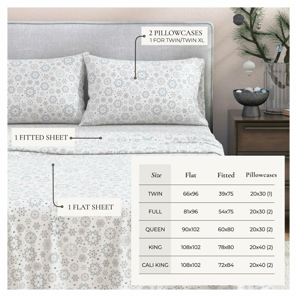 4-Piece Turkish Cotton Flannel Sheet - Stratton Collection | Plow & Hearth