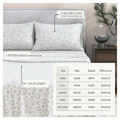 4-Piece Turkish Cotton Flannel Sheet - Stratton Collection | Plow & Hearth