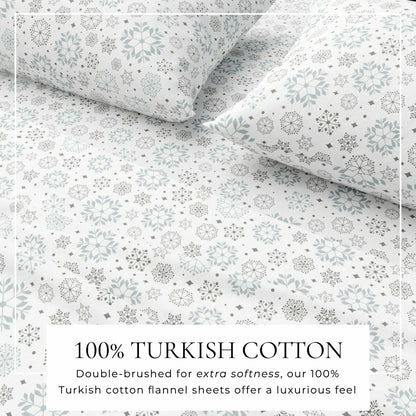 4-Piece Turkish Cotton Flannel Sheet - Stratton Collection | Plow & Hearth