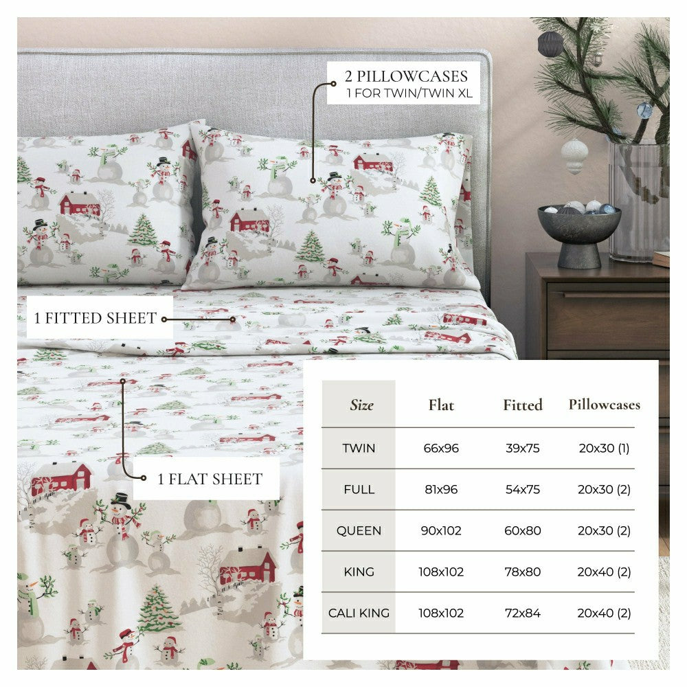 4-Piece Turkish Cotton Flannel Sheet - Stratton Collection | Plow & Hearth
