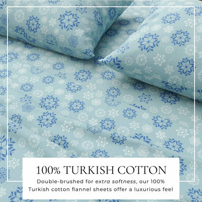 4-Piece Turkish Cotton Flannel Sheet - Stratton Collection | Plow & Hearth