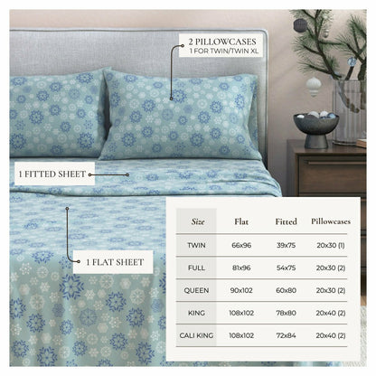 4-Piece Turkish Cotton Flannel Sheet - Stratton Collection | Plow & Hearth