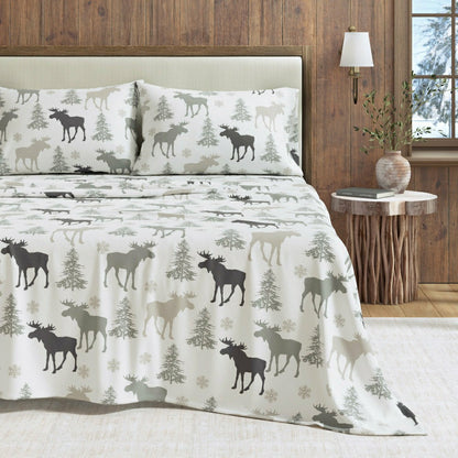 4-Piece Turkish Cotton Flannel Sheet - Stratton Collection | Plow & Hearth