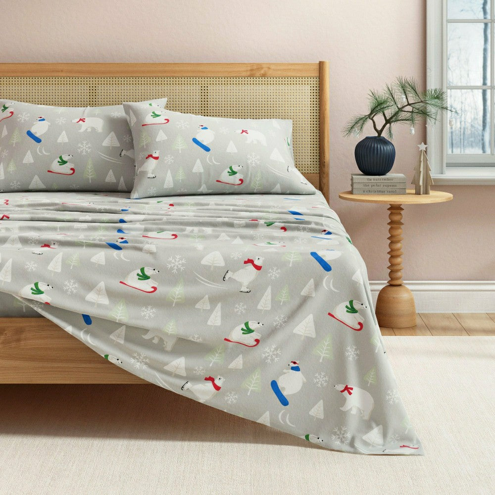4-Piece Turkish Cotton Flannel Sheet - Stratton Collection | Plow & Hearth