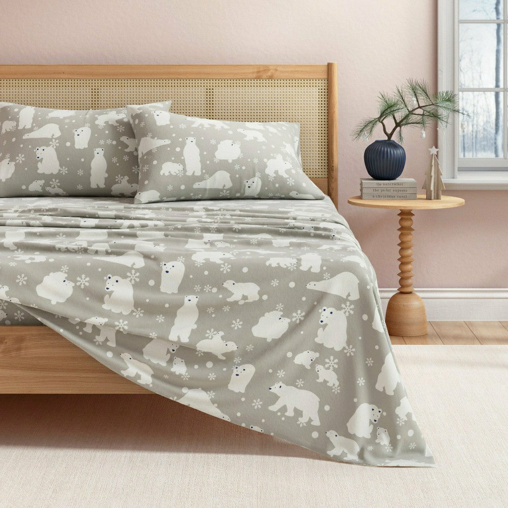 4-Piece Turkish Cotton Flannel Sheet - Stratton Collection | Plow & Hearth