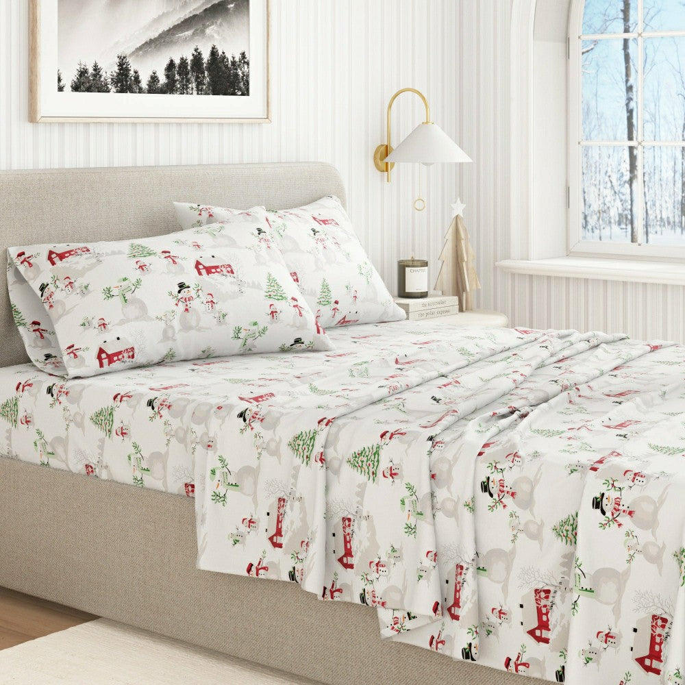 4-Piece Turkish Cotton Flannel Sheet - Stratton Collection | Plow & Hearth