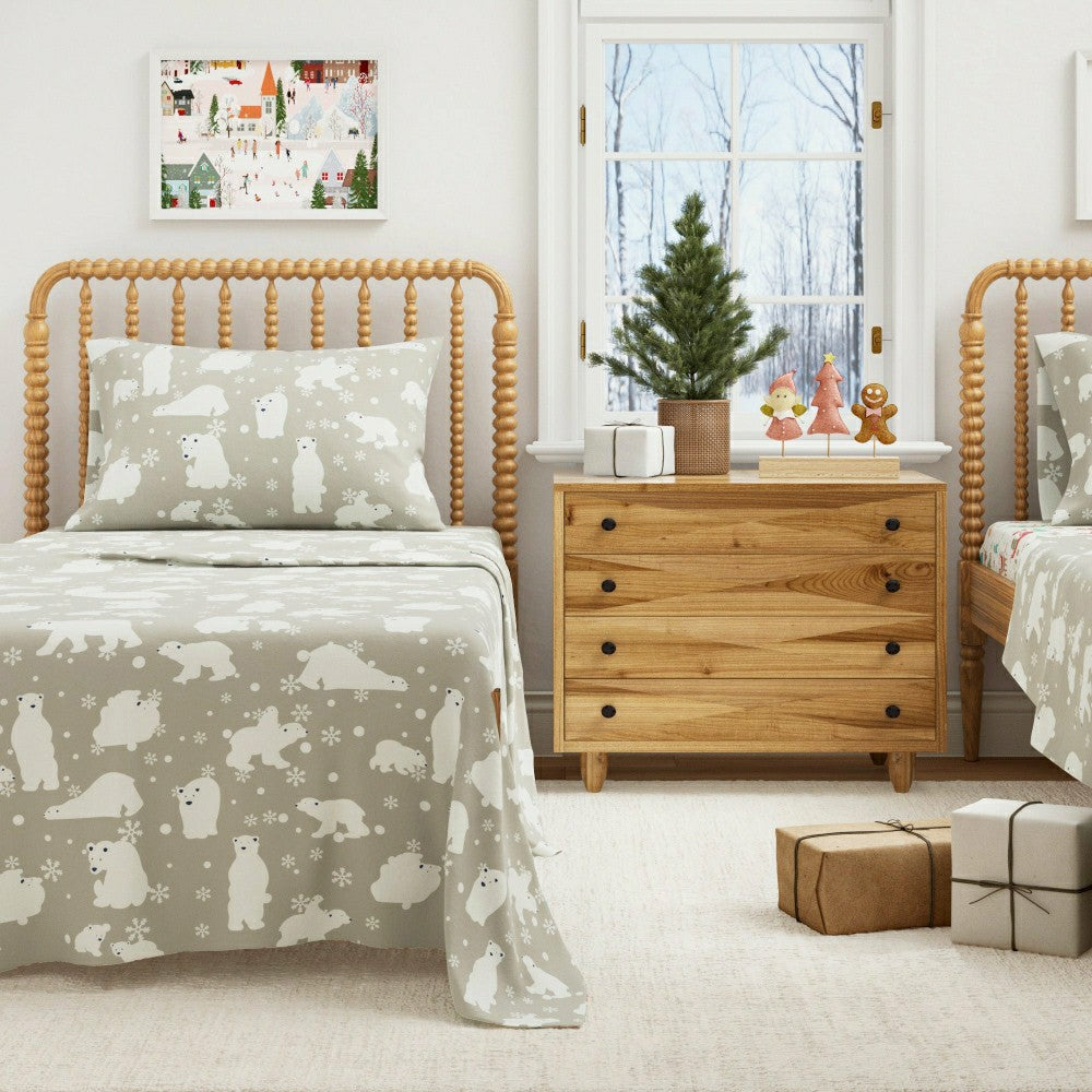 4-Piece Turkish Cotton Flannel Sheet - Stratton Collection | Plow & Hearth