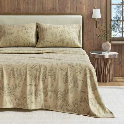 4-Piece Turkish Cotton Flannel Sheet - Stratton Collection | Plow & Hearth