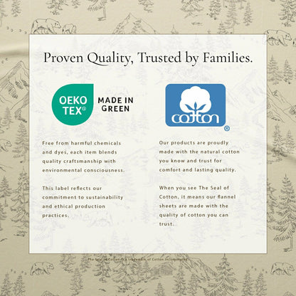 4-Piece Turkish Cotton Flannel Sheet - Stratton Collection | Plow & Hearth