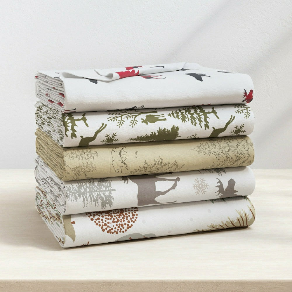 4-Piece Turkish Cotton Flannel Sheet - Stratton Collection | Plow & Hearth