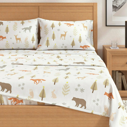 4-Piece Turkish Cotton Flannel Sheet - Stratton Collection | Plow & Hearth