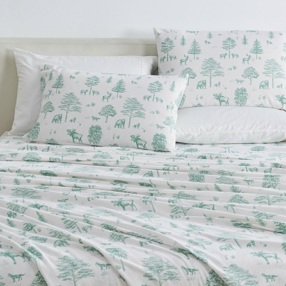 4-Piece Turkish Cotton Flannel Sheet - Stratton Collection | Plow & Hearth