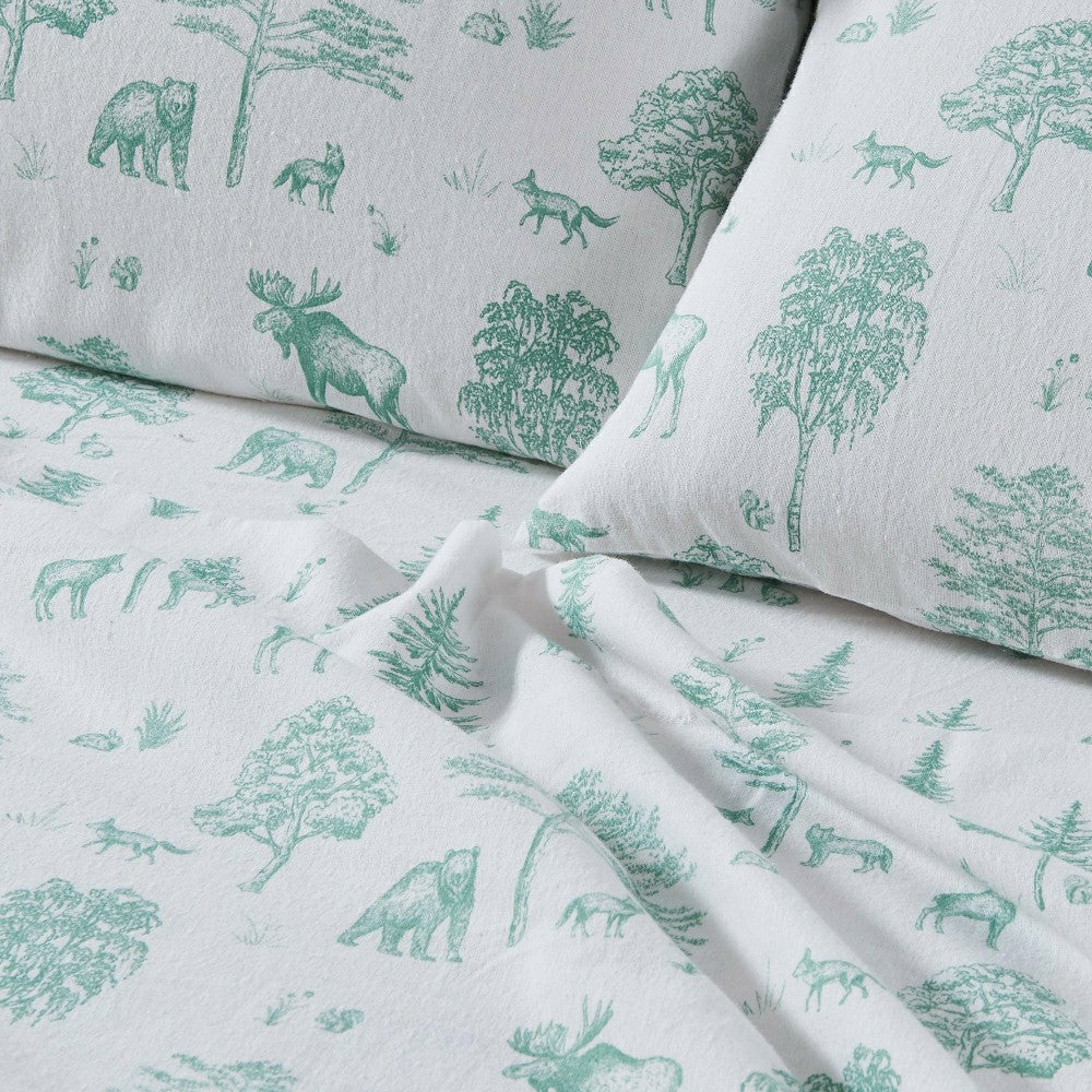 4-Piece Turkish Cotton Flannel Sheet - Stratton Collection | Plow & Hearth