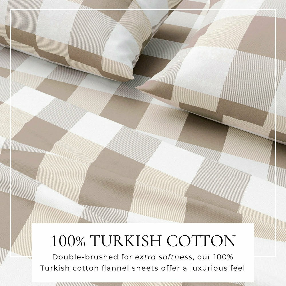 Turkish Cotton Flannel Sheet - Belle Collection | Plow & Hearth