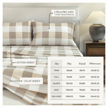 Turkish Cotton Flannel Sheet - Belle Collection | Plow & Hearth