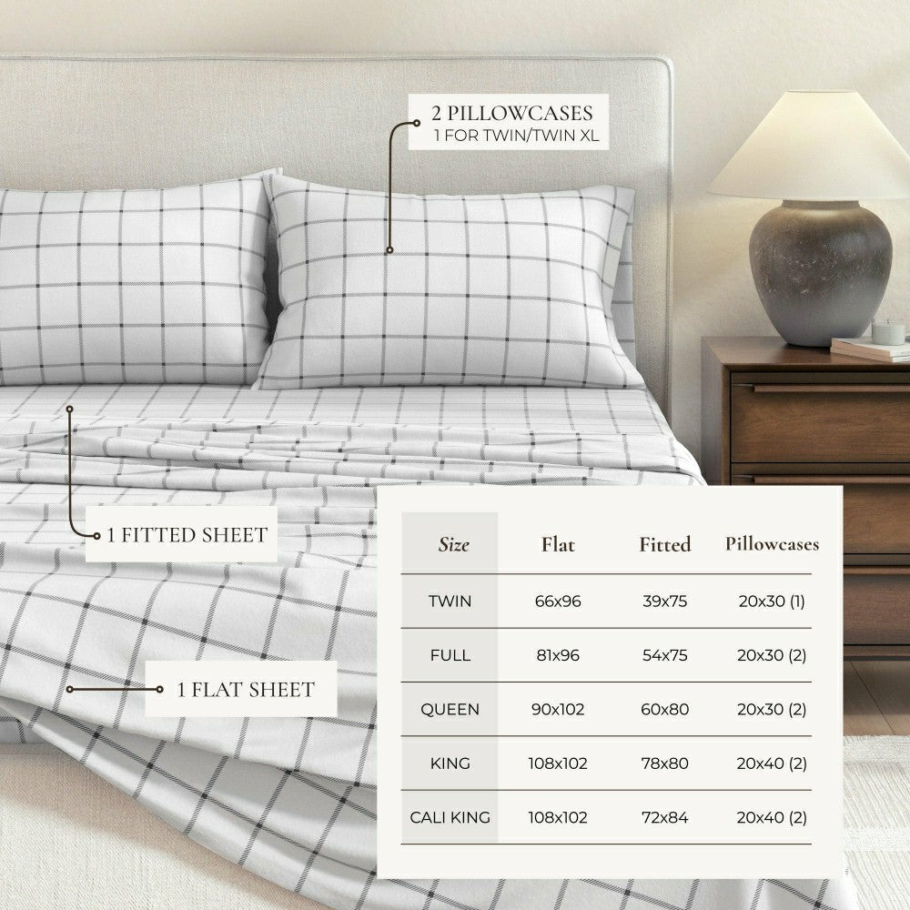 Turkish Cotton Flannel Sheet - Belle Collection | Plow & Hearth