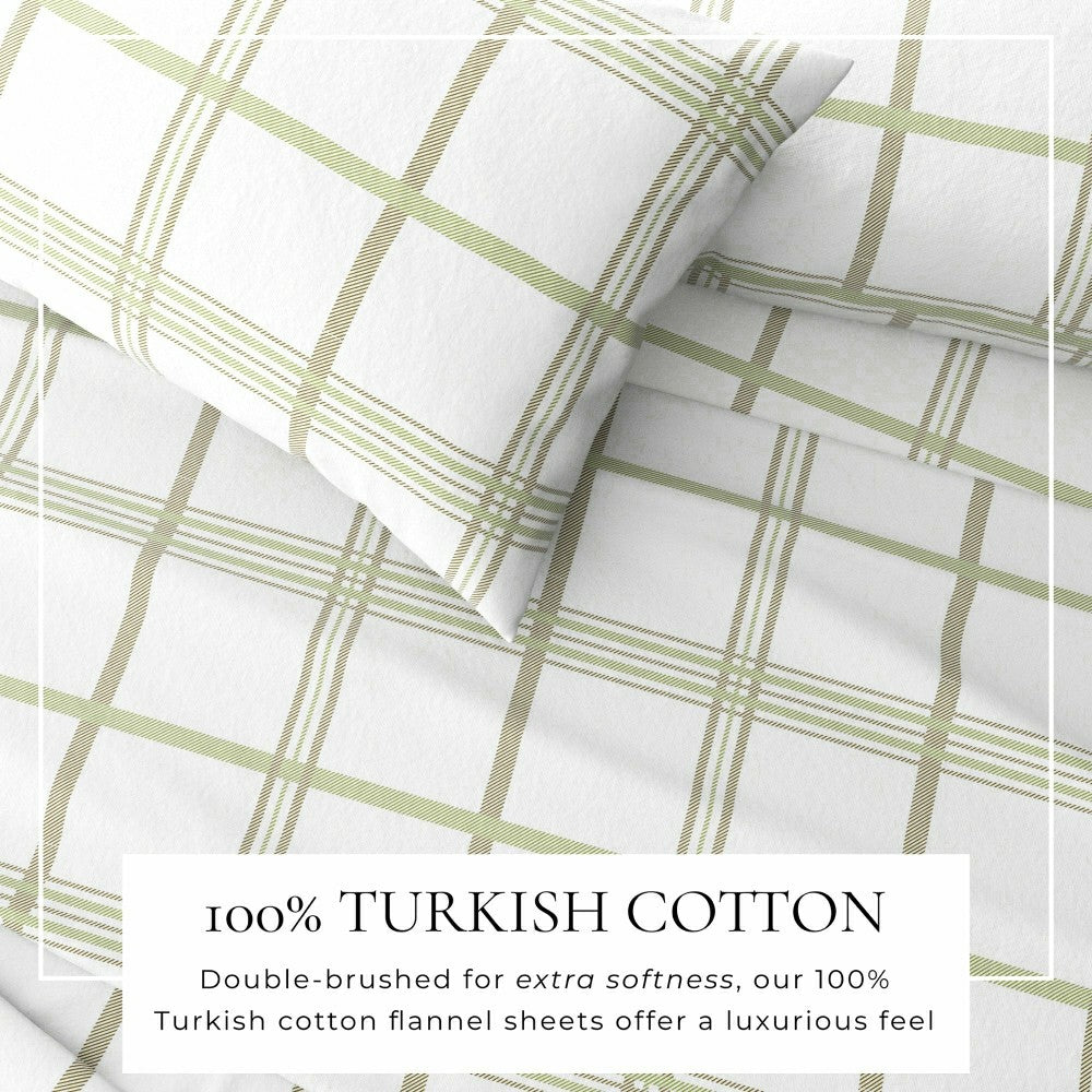 Turkish Cotton Flannel Sheet - Belle Collection | Plow & Hearth
