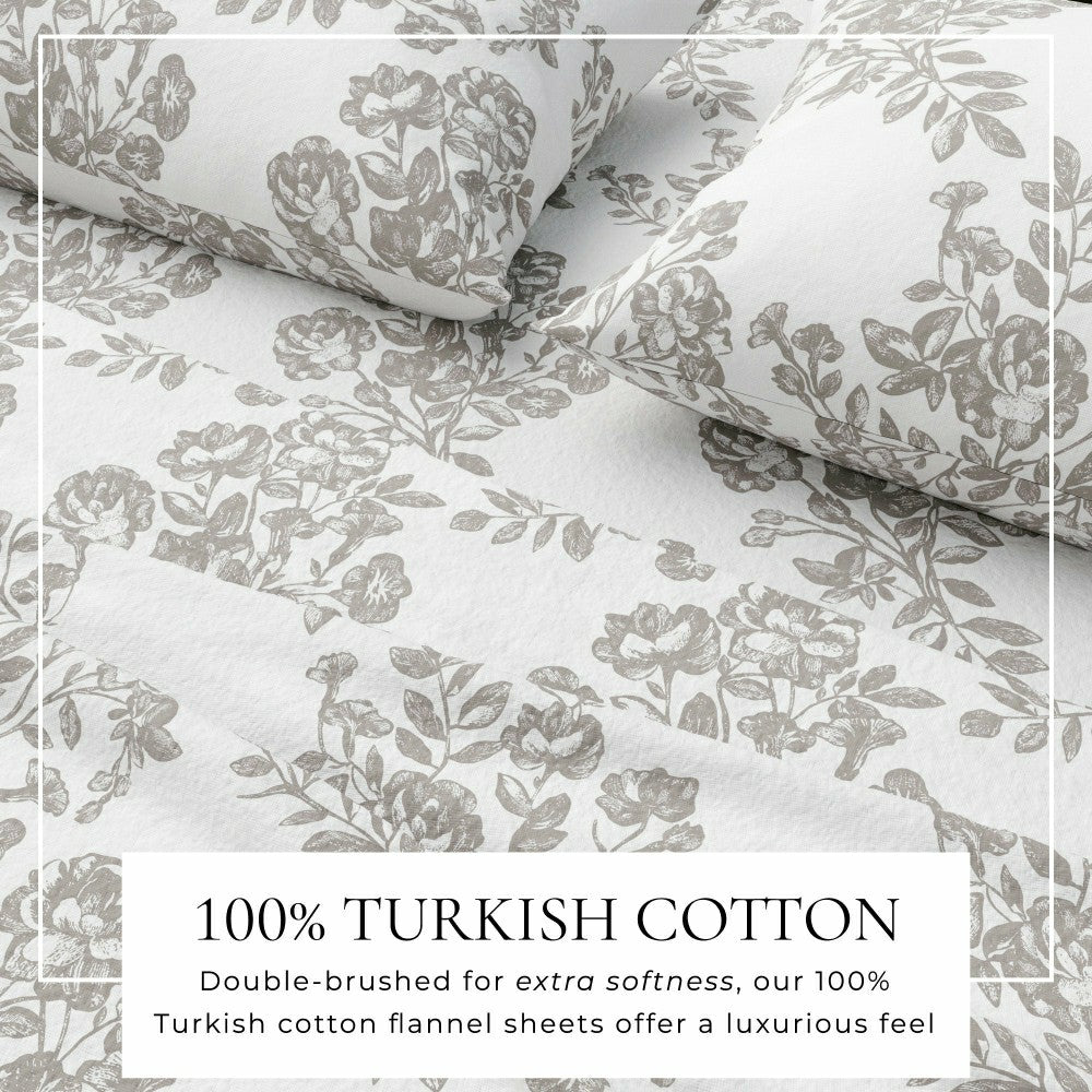 Turkish Cotton Flannel Sheet - Belle Collection | Plow & Hearth