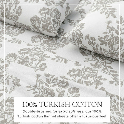 Turkish Cotton Flannel Sheet - Belle Collection | Plow & Hearth