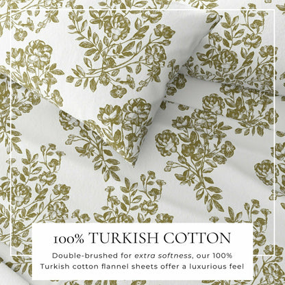 Turkish Cotton Flannel Sheet - Belle Collection | Plow & Hearth