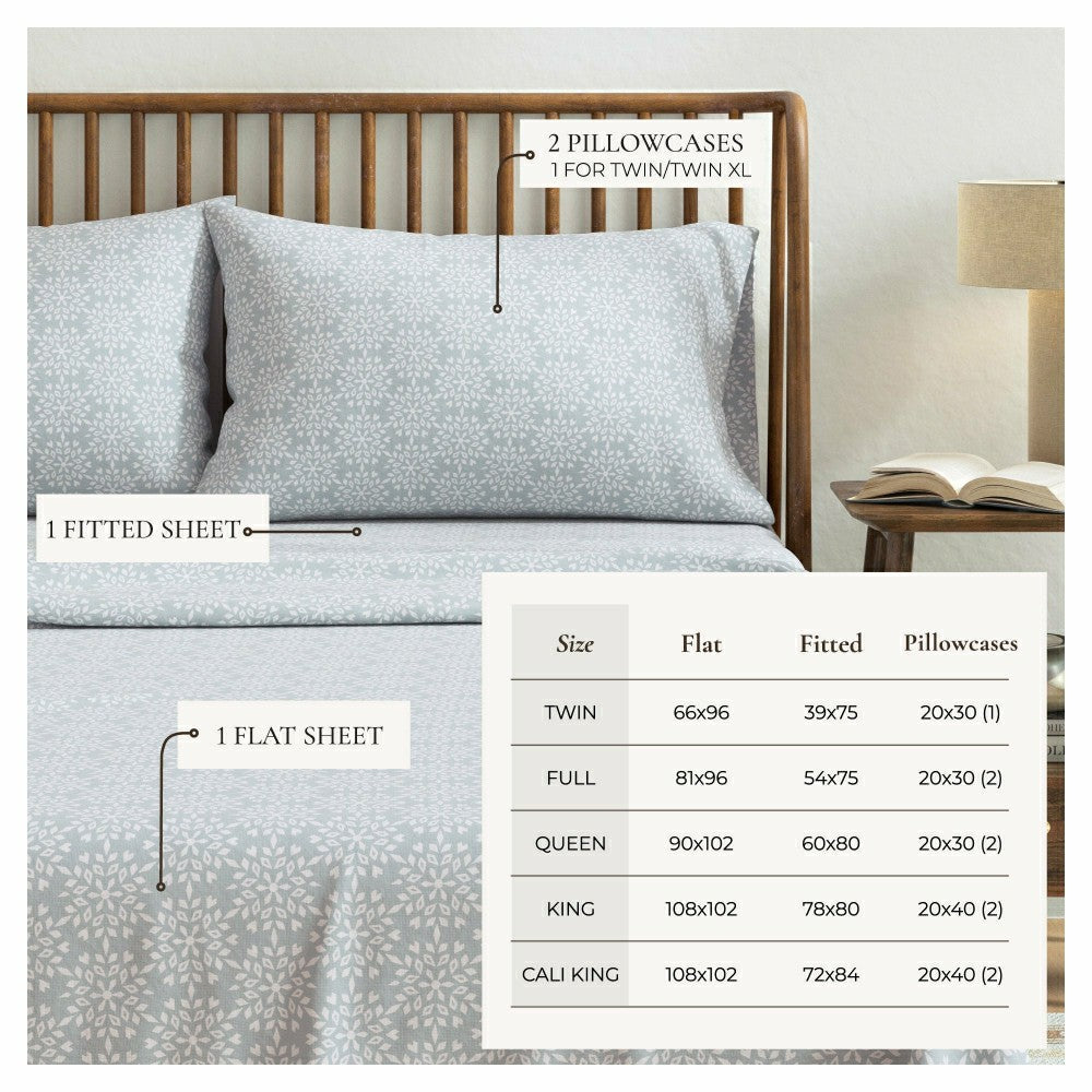 Turkish Cotton Flannel Sheet - Belle Collection | Plow & Hearth