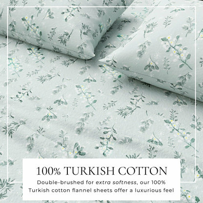 Turkish Cotton Flannel Sheet - Belle Collection | Plow & Hearth