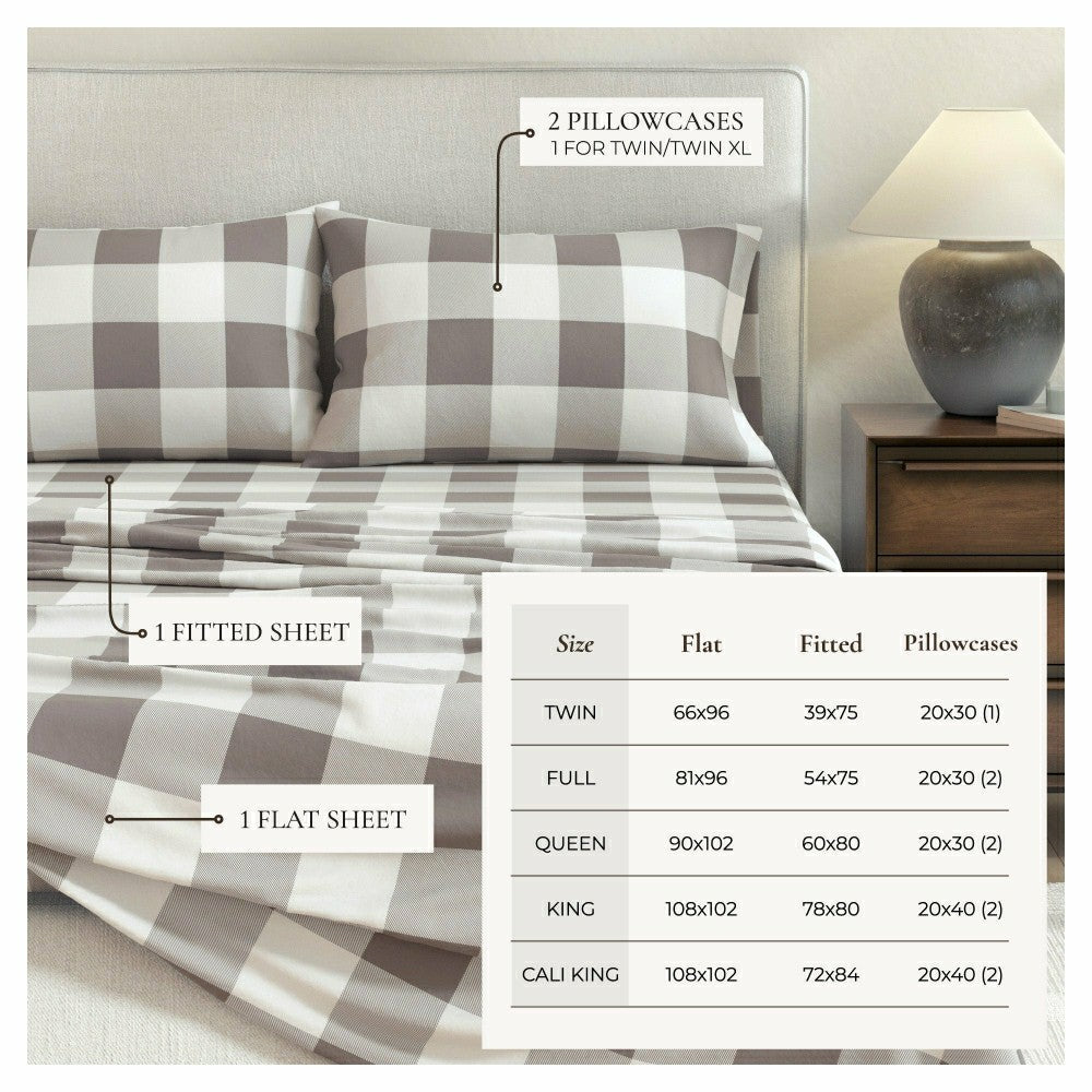 Turkish Cotton Flannel Sheet - Belle Collection | Plow & Hearth