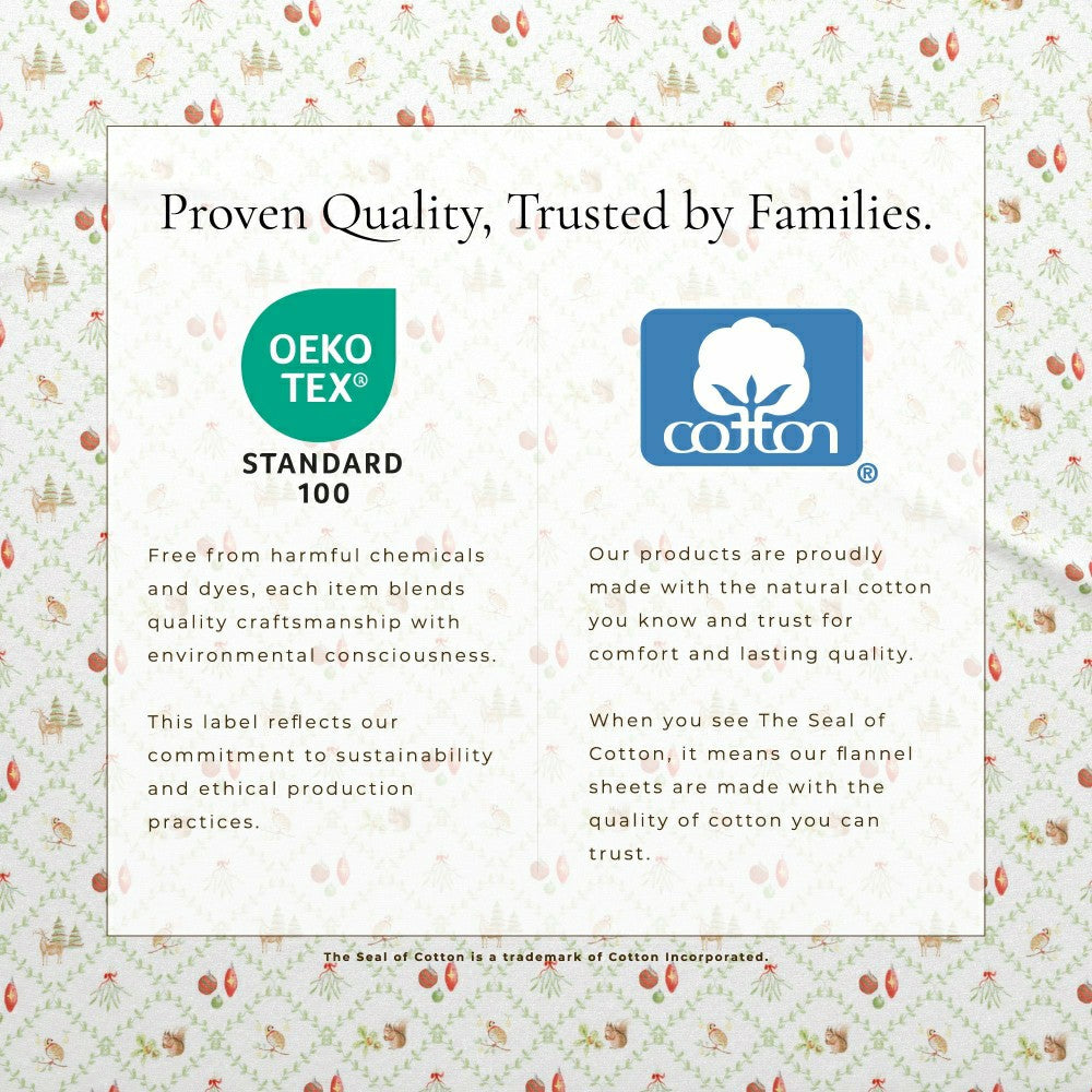 Turkish Cotton Flannel Sheet Set - Elevated Holiday Collection | Plow & Hearth