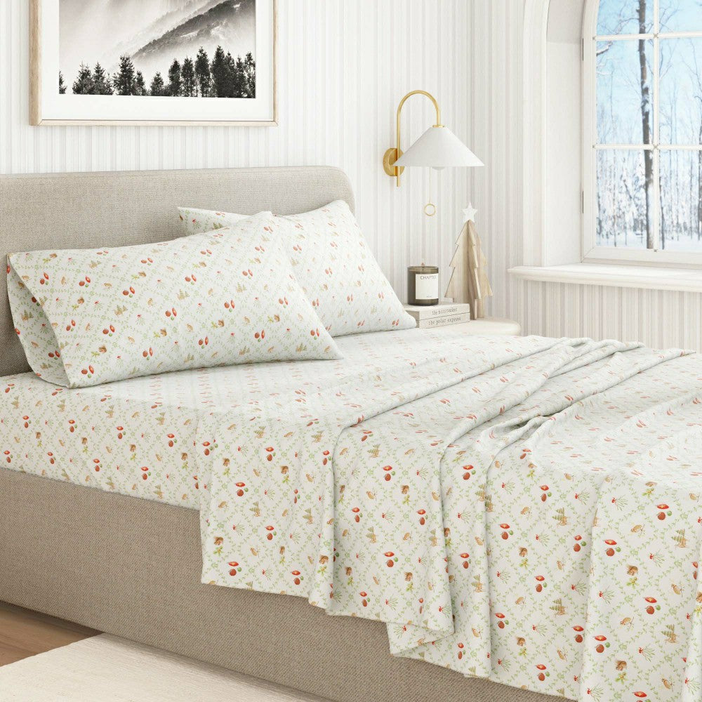 Turkish Cotton Flannel Sheet Set - Elevated Holiday Collection | Plow & Hearth