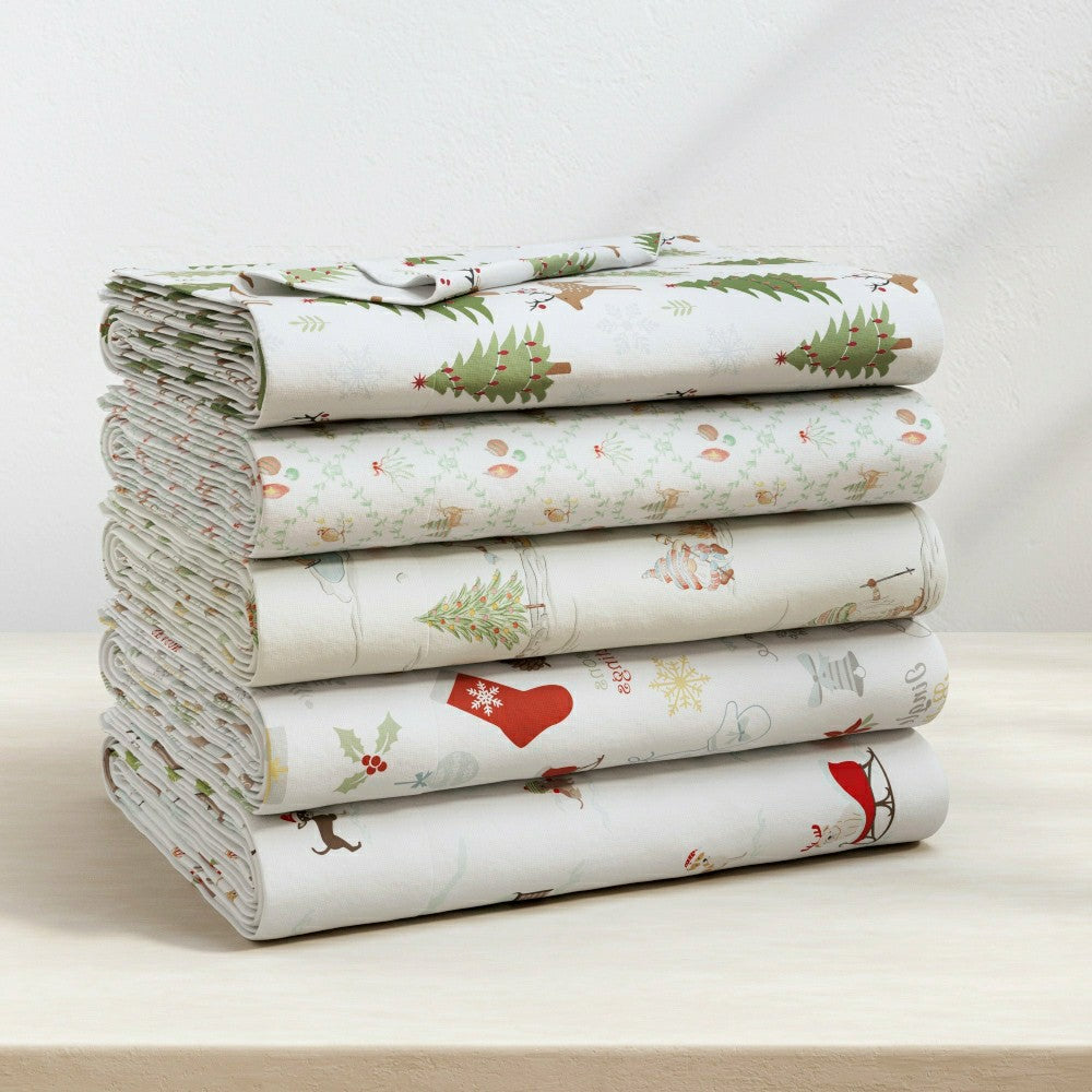 Turkish Cotton Flannel Sheet Set - Elevated Holiday Collection | Plow & Hearth