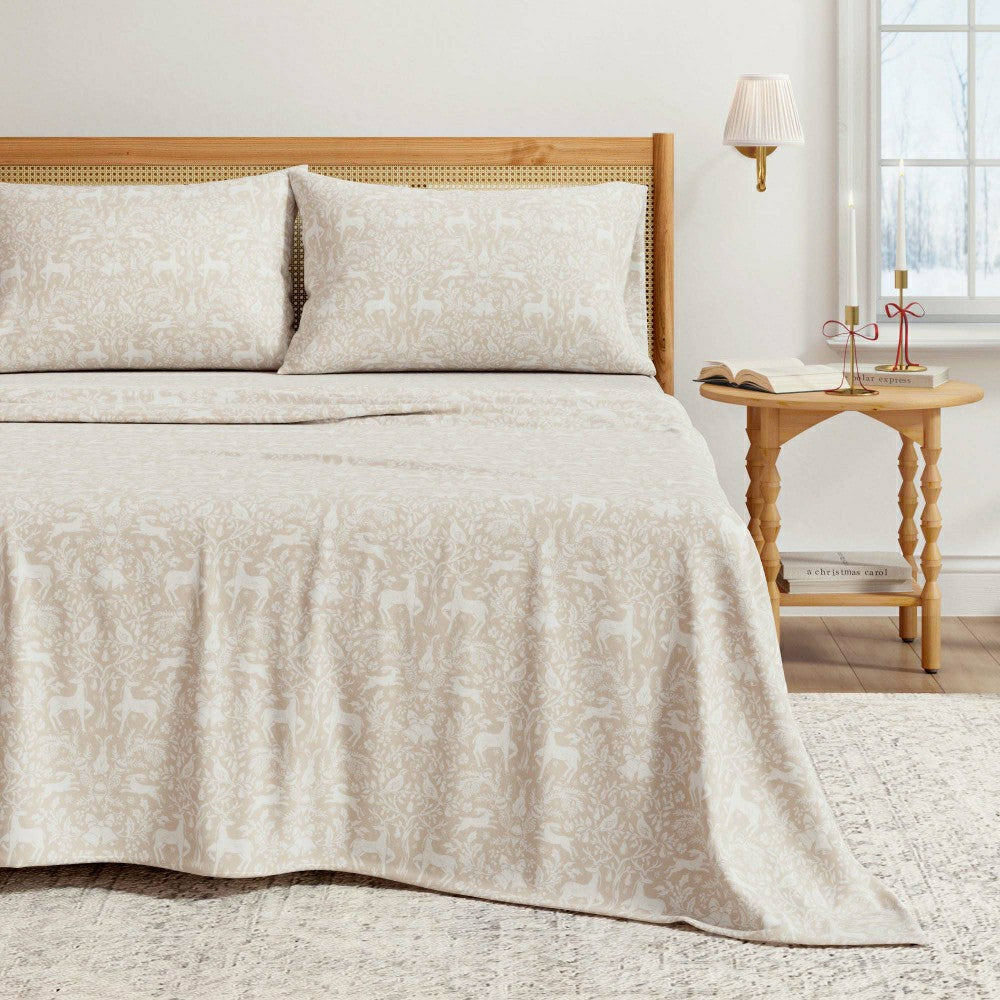 Turkish Cotton Flannel Sheet Set - Elevated Holiday Collection | Plow & Hearth