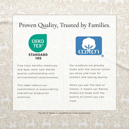Turkish Cotton Flannel Sheet Set - Elevated Holiday Collection | Plow & Hearth