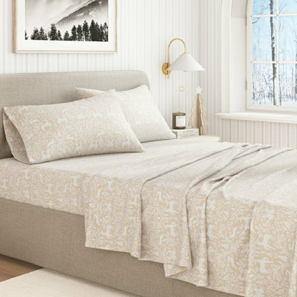 Turkish Cotton Flannel Sheet Set - Elevated Holiday Collection | Plow & Hearth