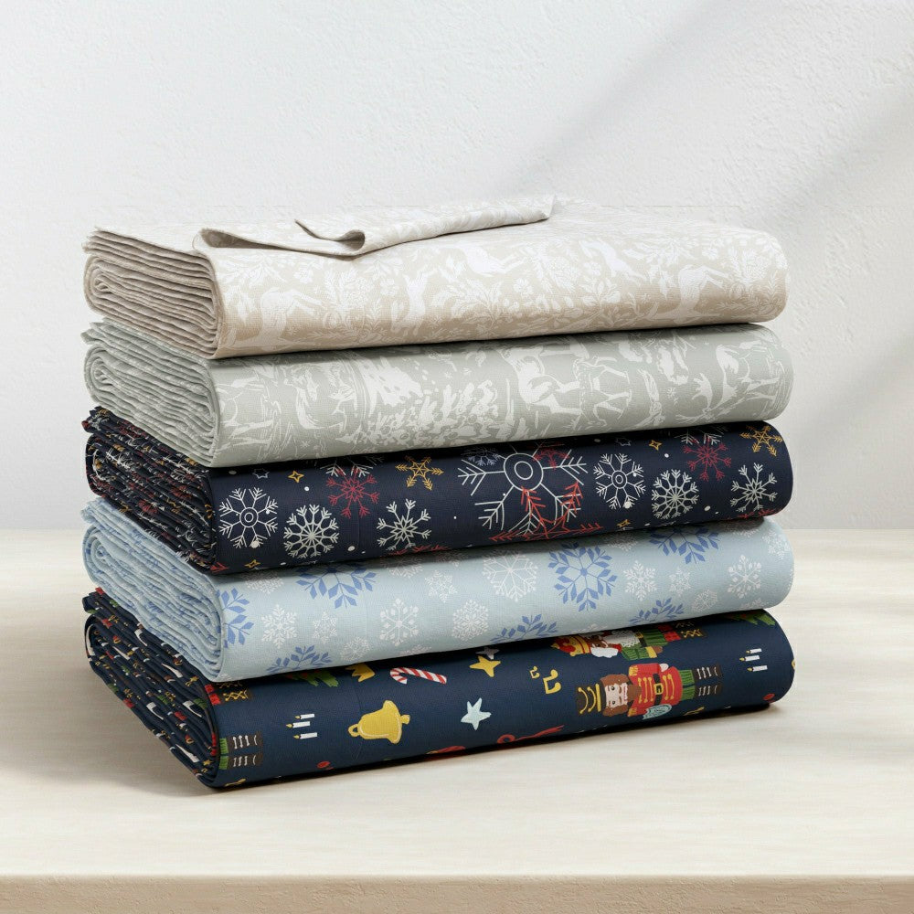 Turkish Cotton Flannel Sheet Set - Elevated Holiday Collection | Plow & Hearth