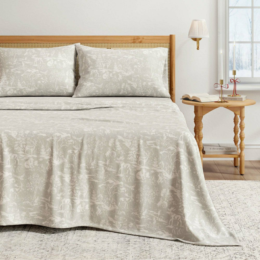 Turkish Cotton Flannel Sheet Set - Elevated Holiday Collection | Plow & Hearth