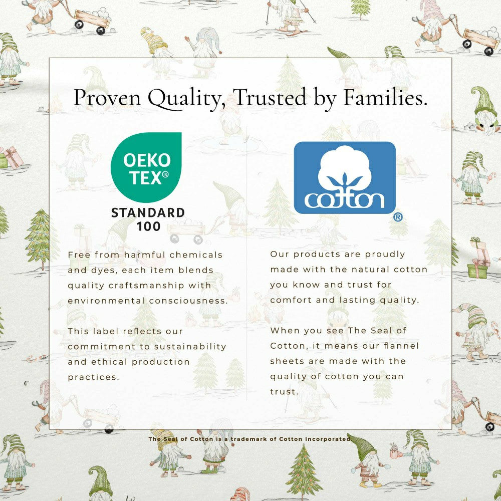 Turkish Cotton Flannel Sheet Set - Elevated Holiday Collection | Plow & Hearth