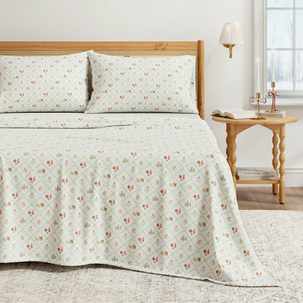 Turkish Cotton Flannel Sheet Set - Elevated Holiday Collection | Plow & Hearth