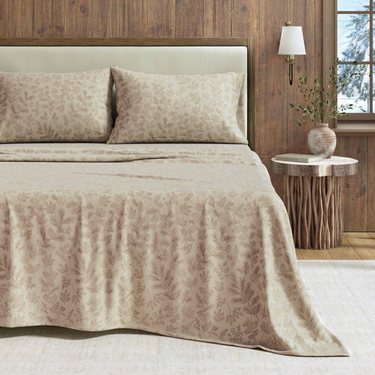 Turkish Cotton Flannel Sheet Set - Elevated Lodge Collection | Plow & Hearth
