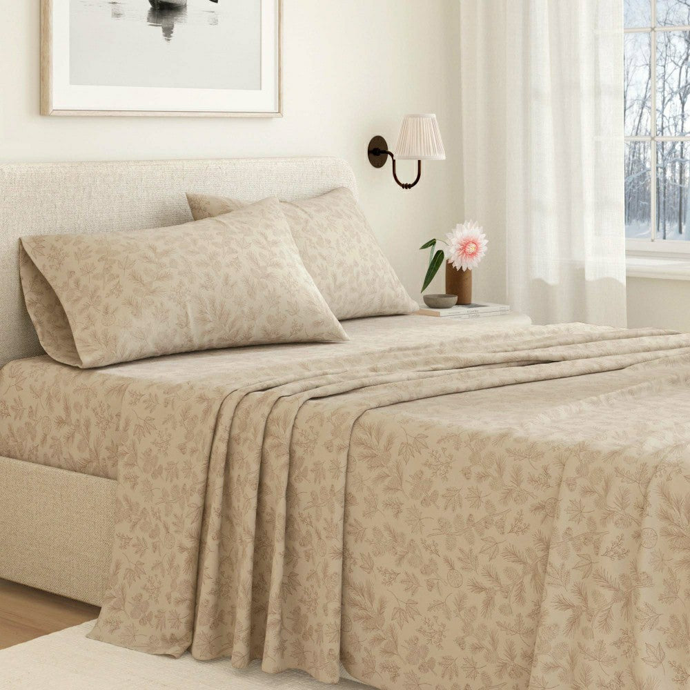 Turkish Cotton Flannel Sheet Set - Elevated Lodge Collection | Plow & Hearth
