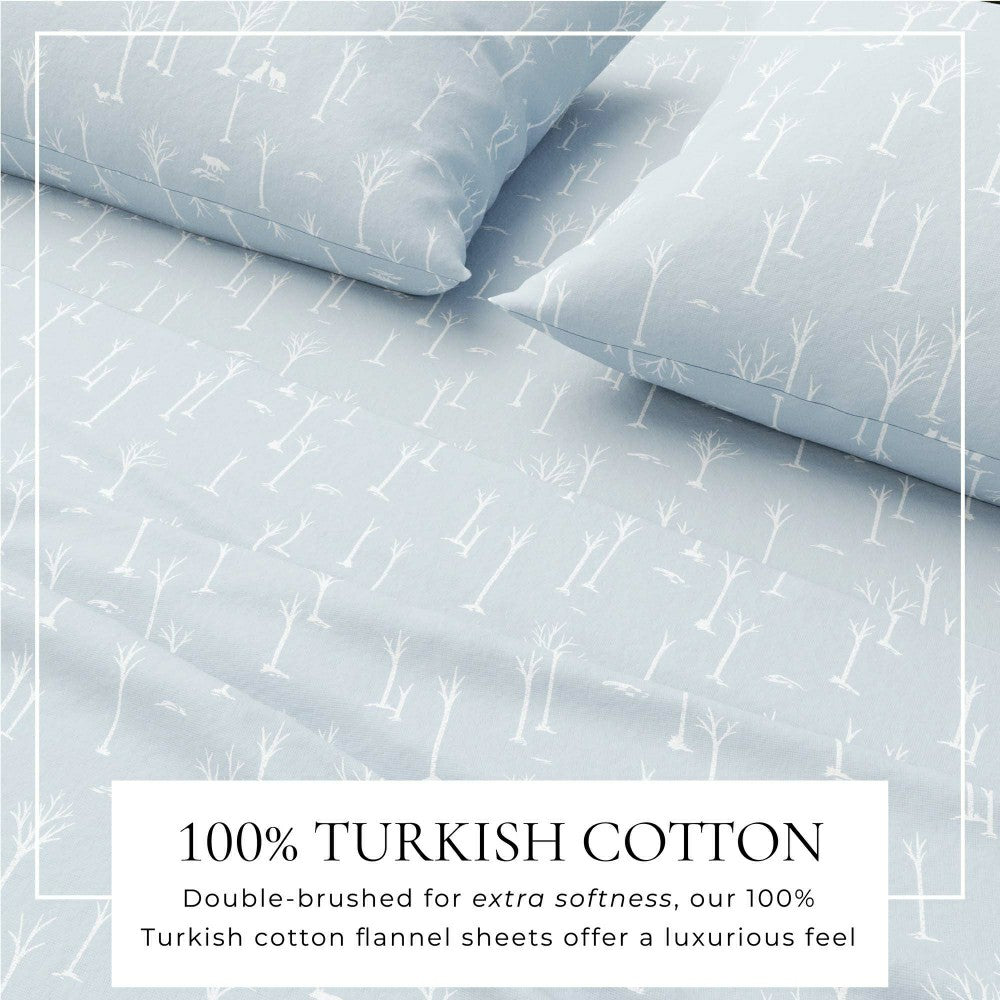 Turkish Cotton Flannel Sheet Set - Elevated Lodge Collection | Plow & Hearth