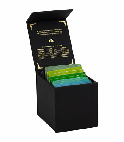 Harney Heritage – Organic Teabag Sampler Black Box | Plow & Hearth