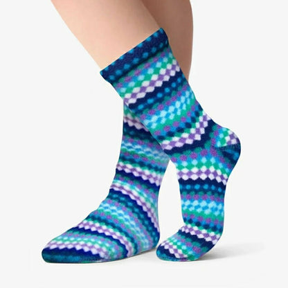 Kids' Fleece Socks - Ripple | Plow & Hearth