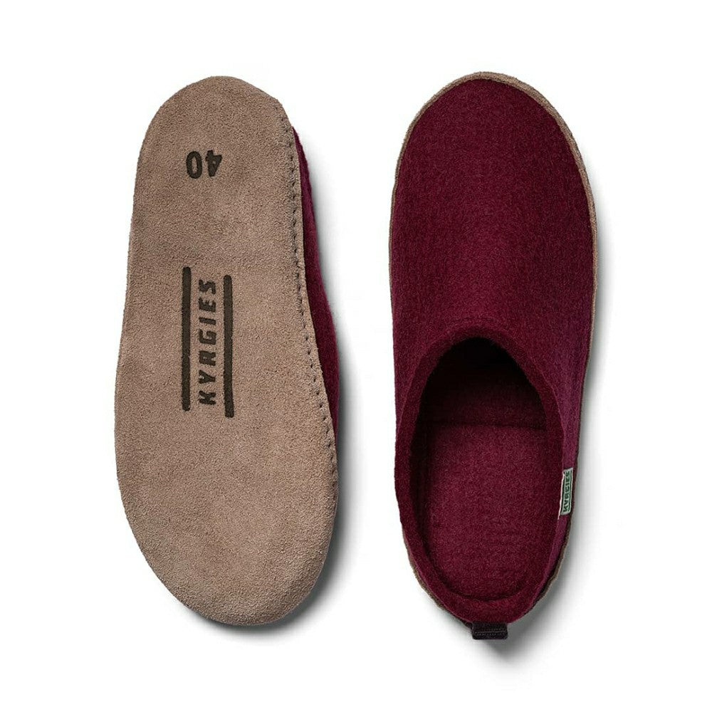 Kyrgies Indoor Wool Slides | Plow & Hearth