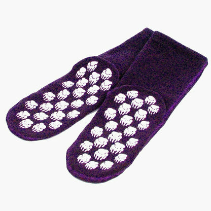 Polar Feet Fleece Socks - Purple Rain | Plow & Hearth